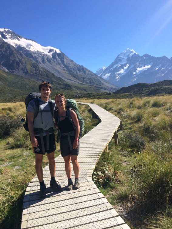 Clouds cleared by the time we reached the bottom.  Aoraki/Mt.Cook: you will most definitely be seeing me again.  With some legit climbing gear.